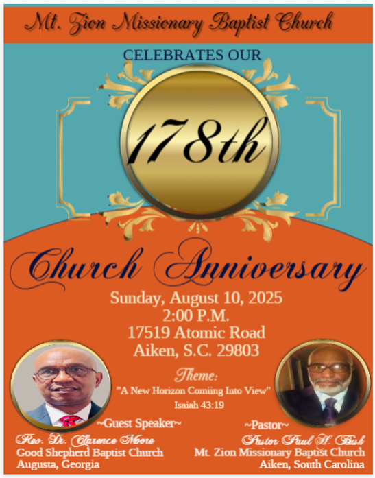 anniversary flyer