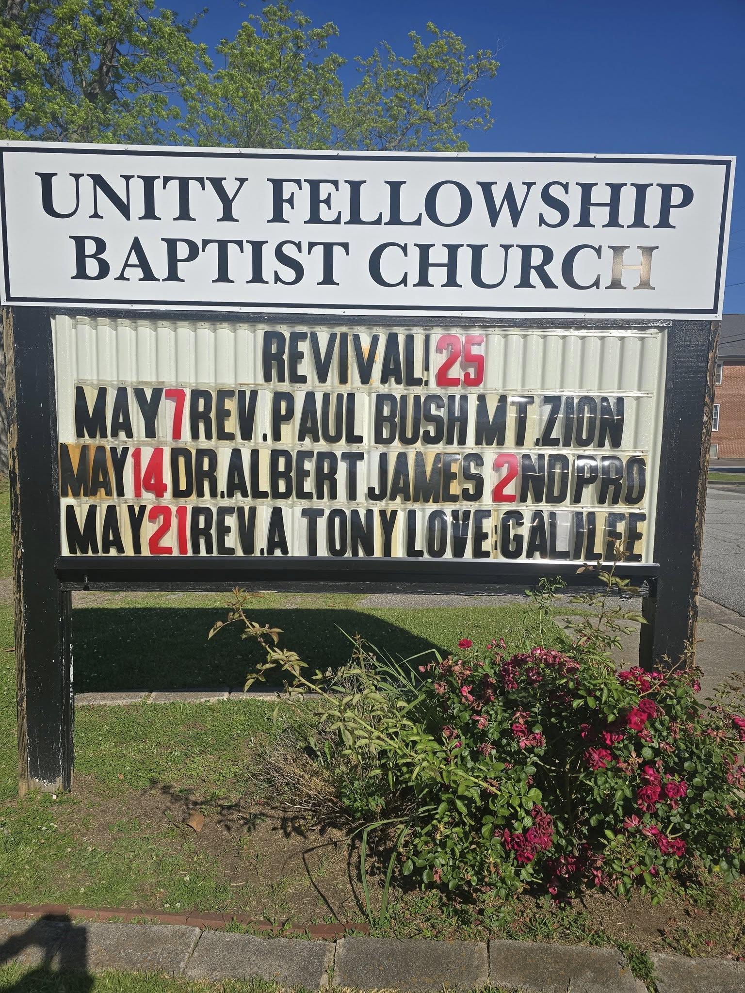 pastor bush revival